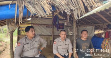 Antisipasi Tindak Kejahatan Polsek Sajira Melaksankan Patroli Dialogis dan Memberikan Himbauan Kambtibmas